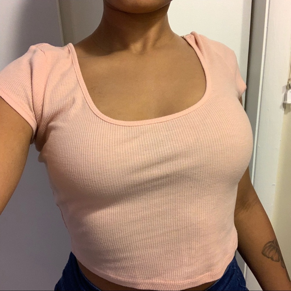 Blush Pink Crop Top